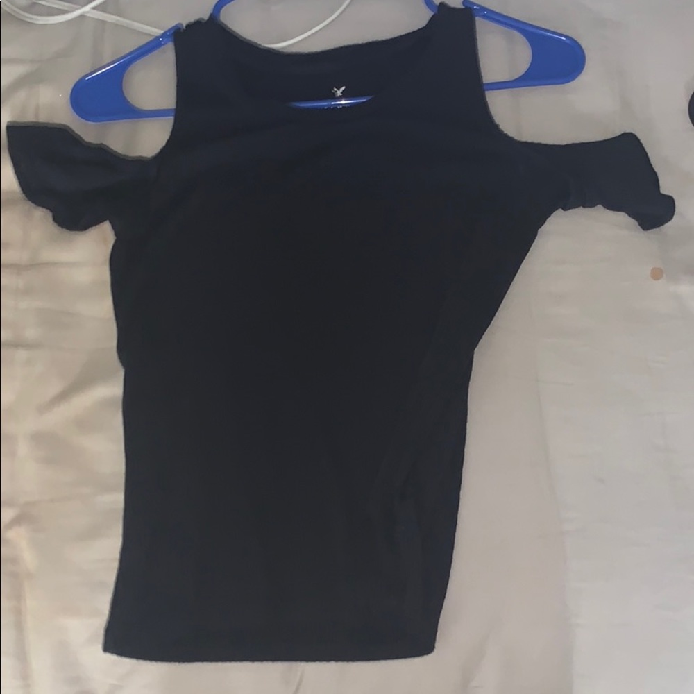 black off the shoulder top